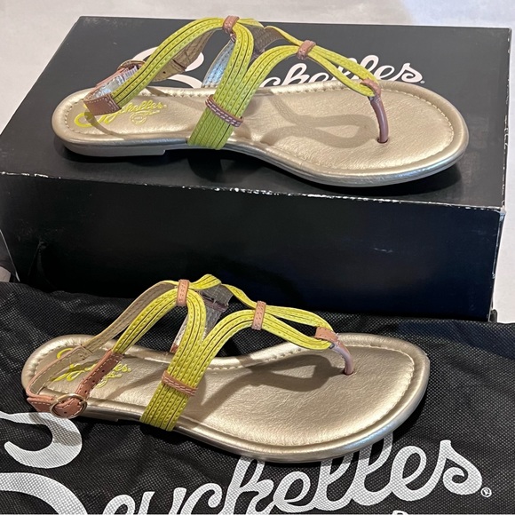 Seychelles Shoes - Seychelles Long Lost Twin Thong Sandals Yellow Size 7